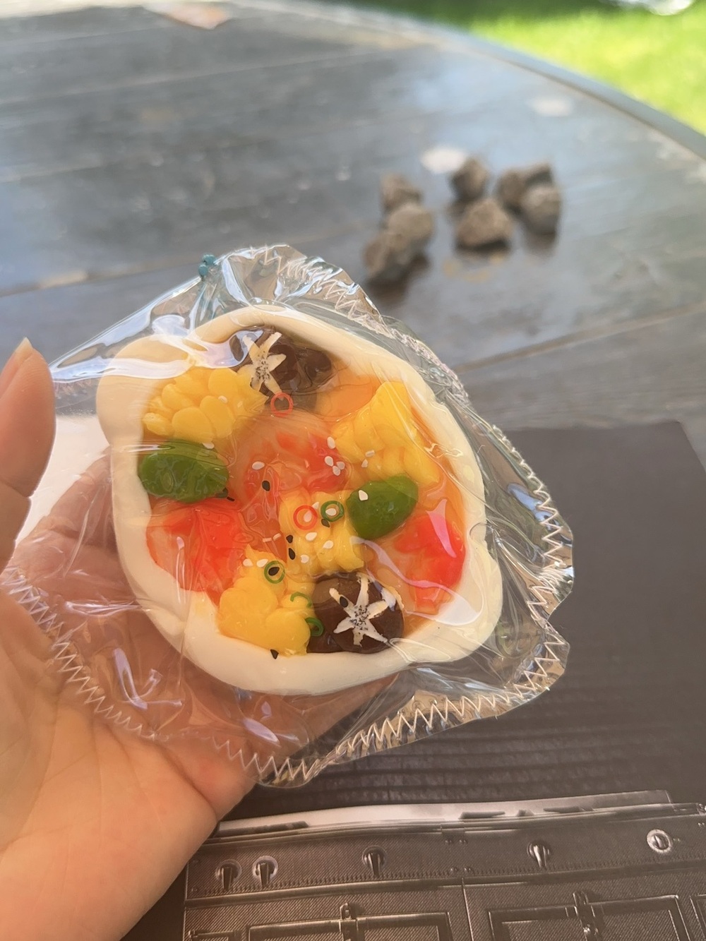 Kawaii Colorful Dessert squish Bag Charm
